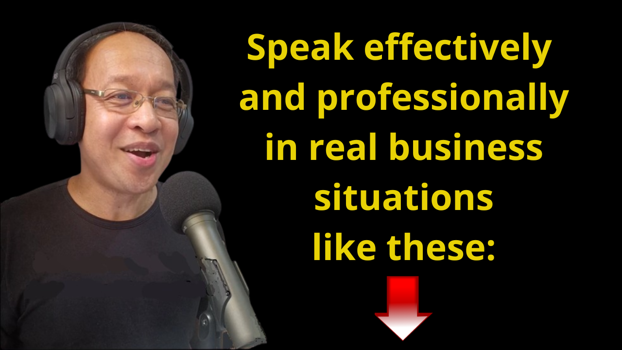 Speak professionally